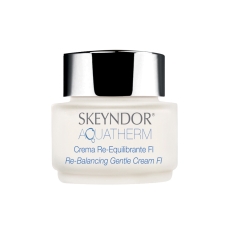 Skeyndor Aquatherm Re-Balancing Cream FI _ Kem cân bằng nội tiết tố và phục hồi cho da nhạy cảm thiên dầu